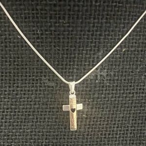 Vintage Carolyn Pollack RMT silver/14k necklace